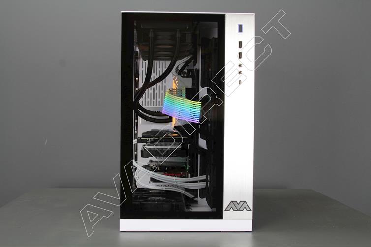 Lian-Li  PC-O11DW STRIMER EDITION Tempered Glass, Mid Tower Case - front view