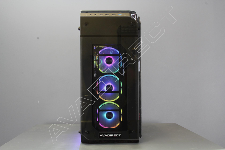 Thermaltake View 71 RGB Tempered Glass Tower Case - front view