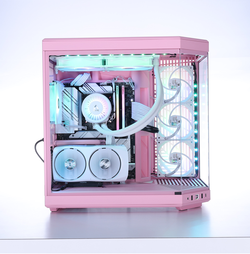 Pink gaming PC