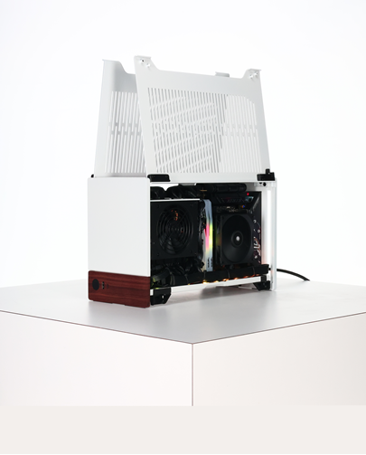 White Mini Gaming PC