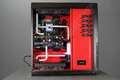 Phanteks Enthoo Series Primo SE w/ Window, E-ATX, Black/Red, Full Tower Case - side view
