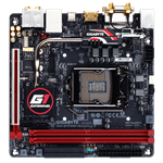 GA-Z170N-GAMING 5, Intel Z170 Chipset, LGA 1151, DDR4 32GB, HDMI, M.2, USB 3.1, Mini-ITX Retail Motherboard