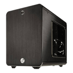 Metis w/ Window, No PSU, Mini-ITX, Black, Mini Tower Case
