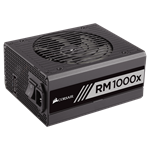 RM1000x, 80 PLUS Gold 1000W, Fully Modular, ATX Power Supply