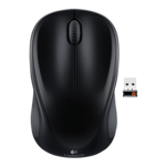 M317, 1000-dpi, Wireless, Black, Optical Mouse