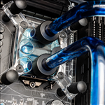 CPU Hardline Liquid Cooling Kit, Single Loop, 360mm Single Radiator, Internal Reservoir (3x120mm fans required)