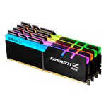 32GB Kit (4 x 8GB) Trident Z RGB DDR4 3200MHz, CL16, Black, RGB LED, DIMM Memory