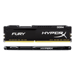 16GB Kit (2 x 8GB) HyperX Fury DDR4 2666MHz, CL16, Black, DIMM Memory