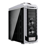 Stryker SE Tempered Glass, No PSU, E-ATX, White/Black, Full Tower Case