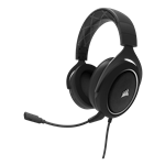 HS60, 7.1 Surround Sound, Wired 3.5mm/USB, Black/White, Gaming Headset