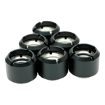 MONSOON Hardline Economy Compression Fittings, 1/2&quot; x 5/8&quot; 6-Pack - Matte Black