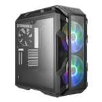 MasterCase H500M Tempered Glass, No PSU, E-ATX, Iron Grey, Mid Tower Case
