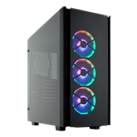 Obsidian Series 500D RGB SE Premium Tempered Glass, No PSU, ATX, Black, Mid Tower Case
