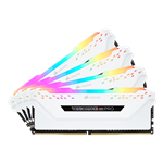 32GB Kit (4 x 8GB) Vengeance RGB Pro DDR4 3000MHz, CL15, White, RGB LED, DIMM Memory