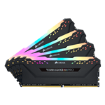 32GB Kit (4 x 8GB) VENGEANCE® RGB Pro DDR4 3600MHz, CL18, Black, RGB LED, DIMM Memory