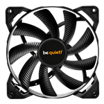 Pure Wings 2 120mm, 1500 RPM, 51.4 CFM, 19.2 dBA, Cooling Fan