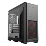 Enthoo Series Pro Tempered Glass, No PSU, E-ATX, Black/White, Full Tower Case