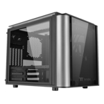 Level 20 VT, Tempered Glass, No PSU, microATX, Black, Mini Cube Case