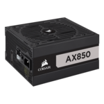 AX850, 80 PLUS Titanium 850W, Fully Modular, ATX Power Supply