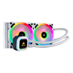 Hydro H100i RGB PLATINUM SE, 240mm Radiator, White Liquid Cooling System