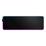 QcK Prism Cloth RGB (XL), Cloth, Silicon Rubber base, Black, Gaming Mouse Mat