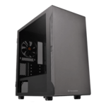 S100 TG, Tempered Glass, No PSU, microATX, Black, Mini Tower Case