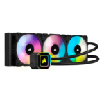 iCUE H150i ELITE CAPELLIX, w/ iCUE Commander CORE, 360mm Radiator, Liquid Cooling System