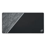 ROG Sheath BLK LTD, Non-slip rubber base, Black/Grey/White, Gaming Mouse Mat