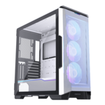 Eclipse Series P500A D-RGB Tempered Glass, No PSU, E-ATX, White, Mid Tower Case