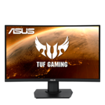 TUF Gaming VG24VQE, Curved, 23.6" VA, 1920 x 1080 (FHD), 1 ms, 165Hz, FreeSync™ Premium Gaming Monitor