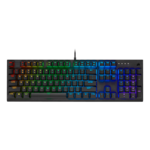 K60 RGB PRO, RGB LED, CHERRY VIOLA Switches, Wired USB, Black, Mechanical Gaming Keyboard