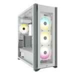 iCUE 7000X RGB, Tempered Glass, No PSU, ATX, White, Full Tower Case