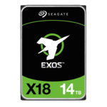 14TB Exos® X18 ST14000NM000J, FastFormat™, 7200 RPM, SATA 6Gb/s, 512e/4Kn, 256MB cache, 3.5" HDD