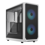 Focus 2 RGB, Tempered Glass, No PSU, ATX, White, Mid Tower Case