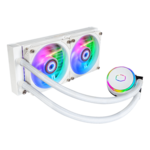 MasterLiquid PL240 FLUX, White, 240mm Radiator, Liquid Cooling System