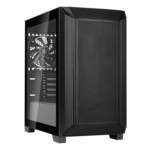 FARA 312, Tempered Glass, No PSU, microATX, Black, Mini Tower Case
