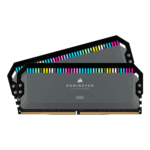 64GB (2 x 32GB) DOMINATOR® PLATINUM RGB DDR5 6000T/s, CL30, Grey, RGB LED, DIMM Memory