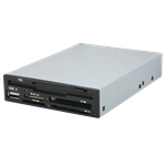 CRW-FLP2, Internal, 3.5" Bay, 68-in-one, 1x USB 2.0, Black Retail Floppy Drive and Card Reader