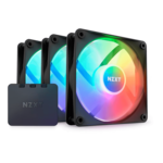 F120 RGB Core 3 x 120mm, w/ Controller, RGB LEDs, 1800 RPM, 78.86 CFM, 33.88 dBA, Cooling Fans