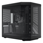 Y70, Tempered Glass, No PSU, E-ATX, Pitch Black, Mid Tower Case
