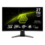 MAG 27C6F, Curved, 27" Rapid VA, 1920 x 1080 (FHD), 0.5 ms, 180Hz, FreeSync™ Gaming Monitor