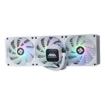 636S-M2-W-ARGB White w/ ARGB LEDs Fans, 360mm Radiator, Liquid Cooling System - Performance Guarantee