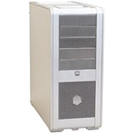 Fortress FT01 Silver Mid-Tower Case, ATX, No PSU, Aluminum