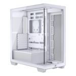 3500X Tempered Glass, No PSU, E-ATX, White, Mid Tower Case