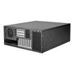 RM47-502-I, w/ Front Accessible Expansion Slots, 2x 5.25", 2x 2.5" Drive Bays, No PSU, SSI-EEB, Black, 4U Chassis