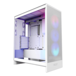 H7 Flow RGB (2024), Tempered Glass, No PSU, E-ATX, White, Mid Tower Case