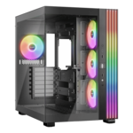 Light Base 600 LX, Tempered Glass, No PSU, ATX, Black, Mid Tower Case