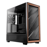 FLUX, Tempered Glass, No PSU, E-ATX, Black, Mid Tower Case