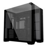 O11 VISION COMPACT, Tempered Glass, No PSU, E-ATX, Black, Mid Tower Case