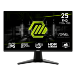 MAG 255F E20, 24.5" Rapid IPS, 1920 x 1080 (FHD), 0.5 ms, 200Hz, FreeSync™ Premium Gaming Monitor